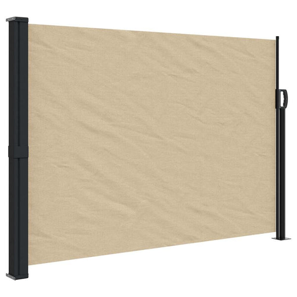 Beige sisäänvedettävä sivumarkiisi Paraschita 140x300cm