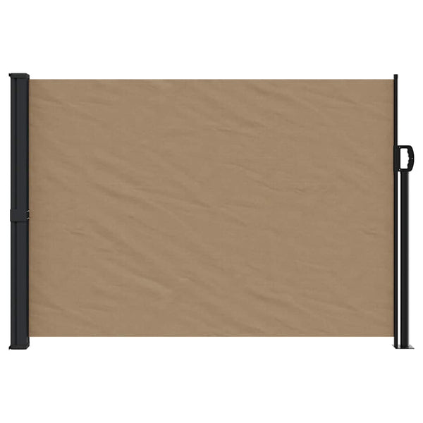 Braungraue ausziehbare Seitenmarkise Paraschita 140x300cm