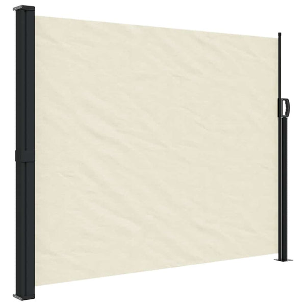 Cremefarbene ausziehbare Seitenmarkise Paraschita 160x300cm