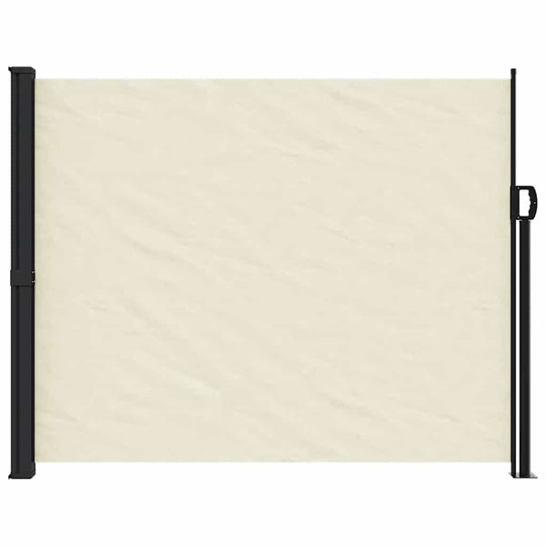 Cremefarbene ausziehbare Seitenmarkise Paraschita 160x300cm
