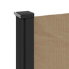 Braun-graue einziehbare Seitenmarkise Paraschita 170x300cm