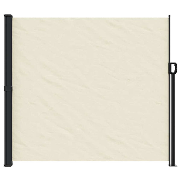 Cremefarbene einziehbare Seitenmarkise Paraschita 180x300cm
