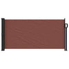 Braune ausziehbare Seitenmarkise Paraschita 100x500cm