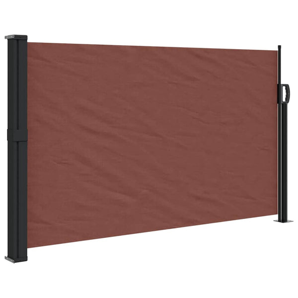 Braune ausziehbare Seitenmarkise Paraschita 120x500cm