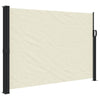 Cremefarbene ausziehbare Seitenmarkise Paraschita 140x500cm