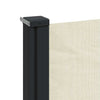 Cremefarbene ausziehbare Seitenmarkise Paraschita 140x500cm
