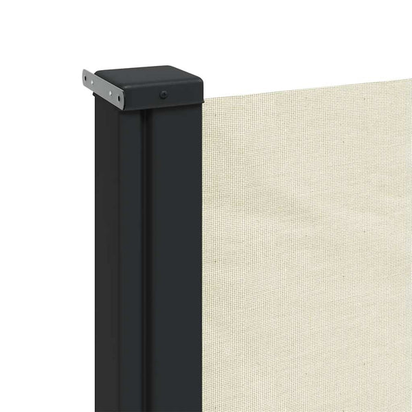 Cremefarbene ausziehbare Seitenmarkise Paraschita 140x500cm