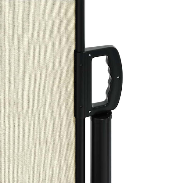 Cremefarbene ausziehbare Seitenmarkise Paraschita 140x500cm