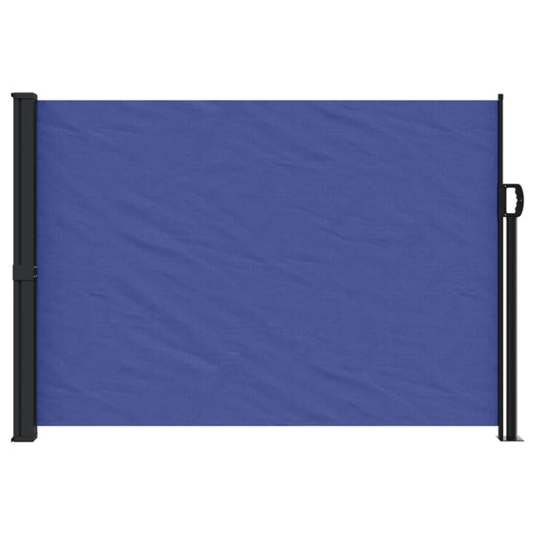 Blaues, einziehbares Seitenmarkise Paraschita 140x500cm