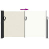 Creme einziehbare Seitenmarkise Paraschita 120x600cm