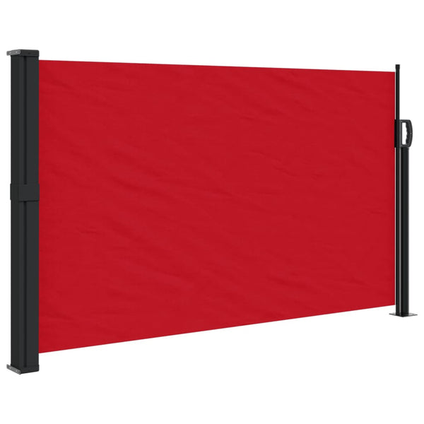 Rote einziehbare Seitenmarkise Paraschita 120x600cm