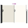 Creme einziehbare Seitenmarkise Paraschita 140x600cm