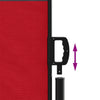 Rote ausziehbare Seitenmarkise Paraschita 140x600cm