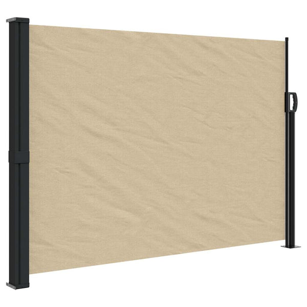 Beige ausziehbare Seitenmarkise Paraschita 140x600cm