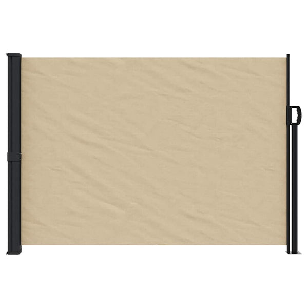 Beige ausziehbare Seitenmarkise Paraschita 140x600cm