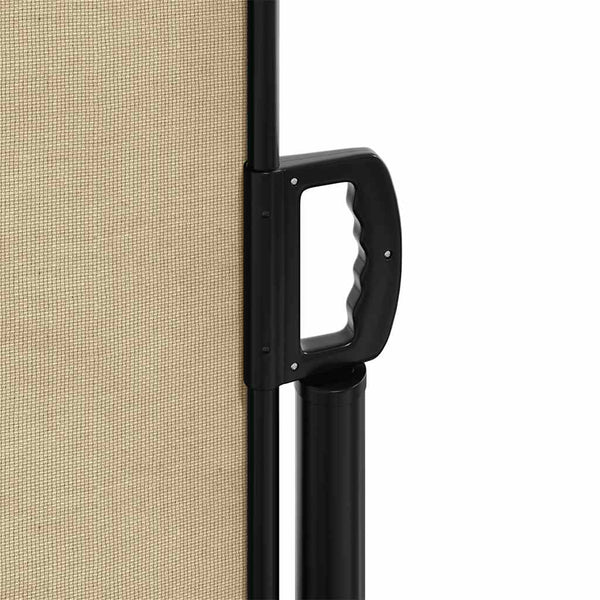 Beige ausziehbare Seitenmarkise Paraschita 140x600cm
