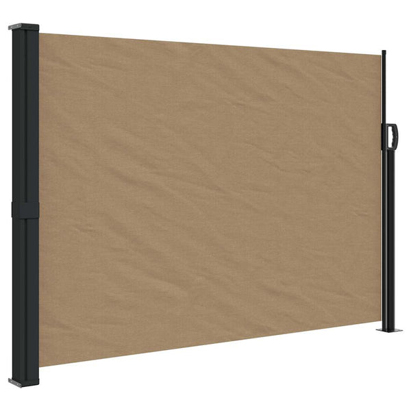 Braun-graue einziehbare Seitenmarkise Paraschita 140x600cm