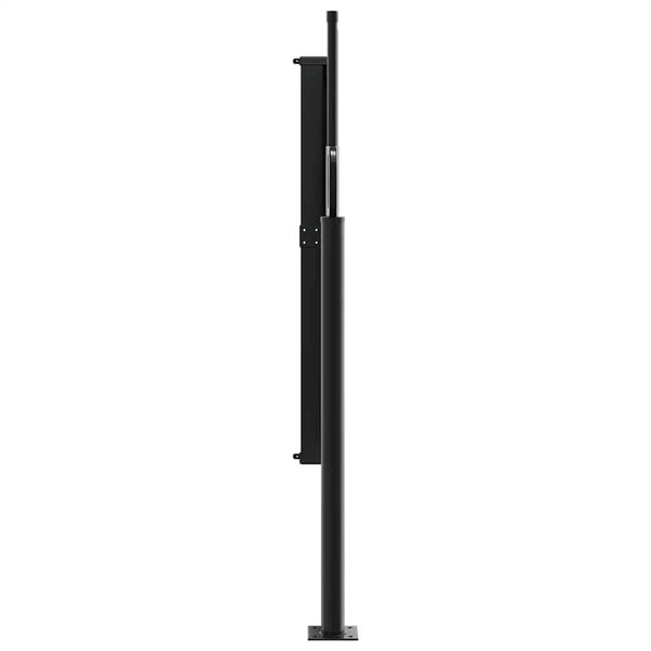 Braun-graue einziehbare Seitenmarkise Paraschita 140x600cm