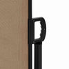 Braun-graue einziehbare Seitenmarkise Paraschita 140x600cm