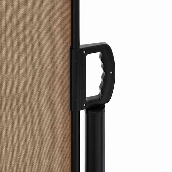 Braun-graue einziehbare Seitenmarkise Paraschita 140x600cm