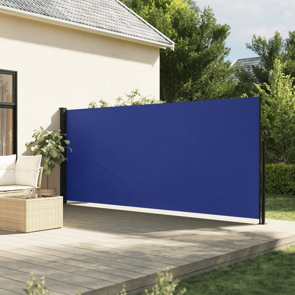 Blaues ausziehbares Seitenmarkise Paraschita 160x600cm
