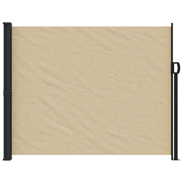 Beige einziehbare Seitenmarkise Paraschita 160x600cm