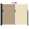 Beige einziehbare Seitenmarkise Paraschita 160x600cm