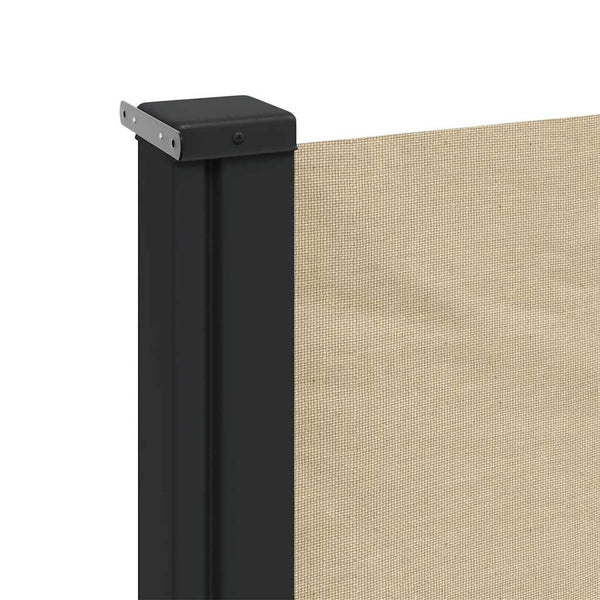 Beige einziehbare Seitenmarkise Paraschita 160x600cm