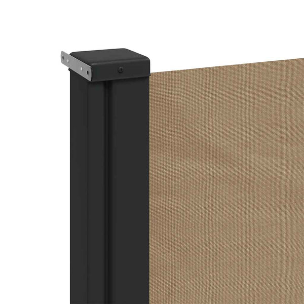 Braun-graue Einziehbare Seitenmarkise Paraschita 160x600cm