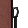 Braune ausziehbare Seitenmarkise Paraschita 180x600cm