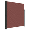 Braune versenkbare Seitenmarkise Paraschita 220x600cm
