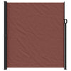 Braune versenkbare Seitenmarkise Paraschita 220x600cm