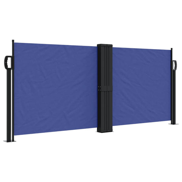 Blaues ausziehbares Seitenrollo Ulmu 100x600cm