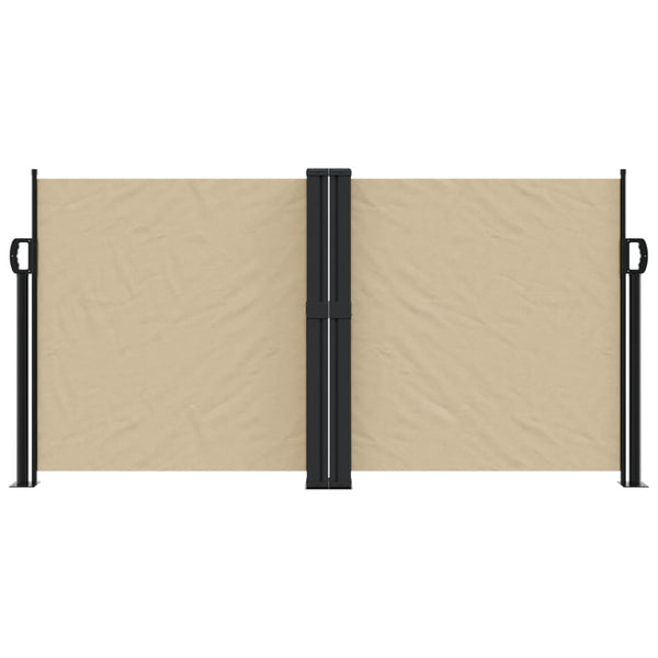 Beige ausziehbare Seitenmarkise Ulmu 120x600cm