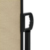 Beige ausziehbare Seitenmarkise Ulmu 120x600cm