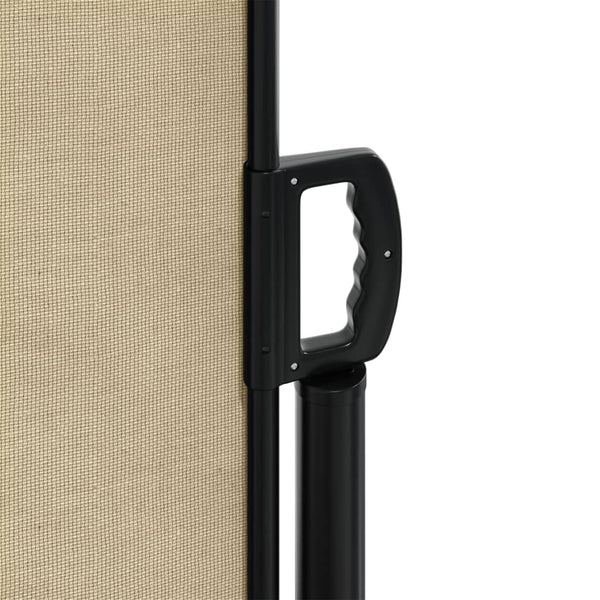 Beige ausziehbare Seitenmarkise Ulmu 120x600cm