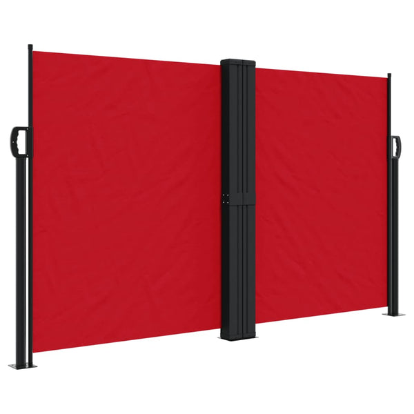 Rote einziehbare Seitenmarkise Ulmu 140x600cm