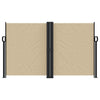 Beige ausziehbare Seitenmarkise Ulmu 140x600cm