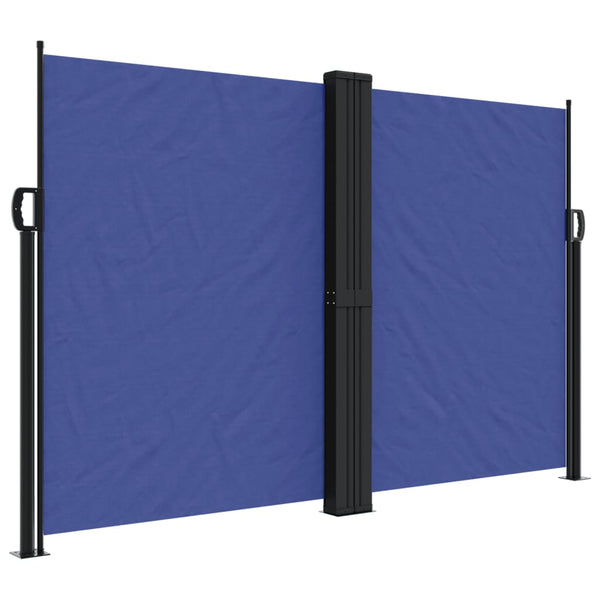 Blauer, ausziehbarer Seitenmarkise Ulmu 160x600cm