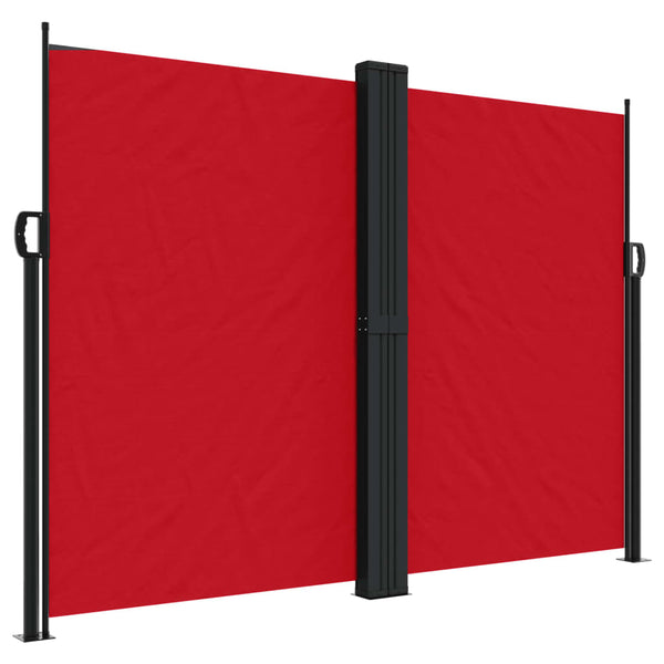 Rote Seitenmarkise Ulmu 180x600cm