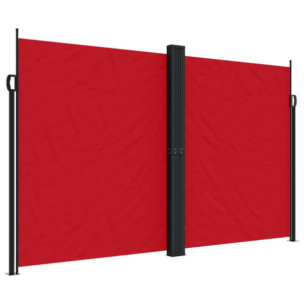 Rote Ulmu-Seitenmarkise, einziehbar 200x600cm