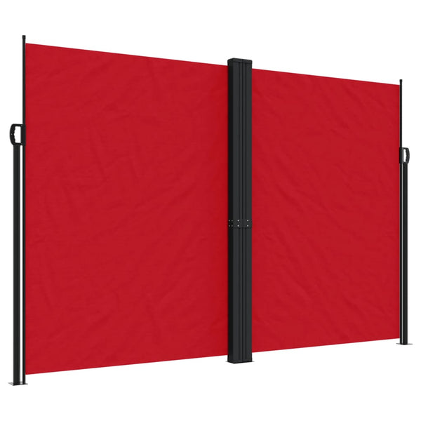 Rote Seitenmarkise Ulmu 220x600cm ausziehbar