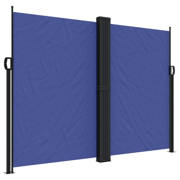 Blaues ausziehbares Seitenrollo Ulmu 180x1000cm