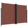 Braune einziehbare Seitenmarkise Ulmu 220x1000cm