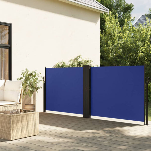 Blaues ausziehbares Seitenmarkise Ulmu 140x1200cm