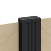 Beige ausziehbare Seitenmarkise Ulmu 140x1200cm