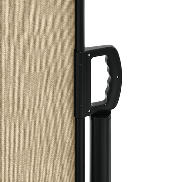 Beige ausziehbare Seitenmarkise Ulmu 140x1200cm
