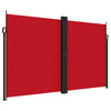 Ausziehbare rote Seitenmarkise Ulmu 200x600cm