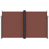 Ulmua 200x600cm braune ausziehbare Seitenmarkise