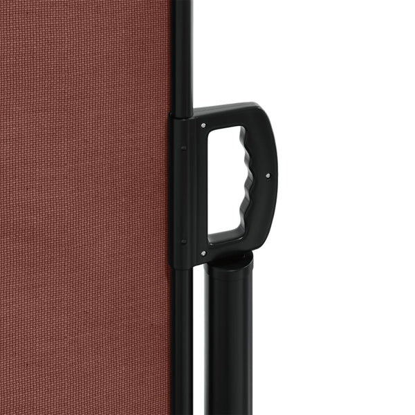 Ulmua 200x600cm braune ausziehbare Seitenmarkise